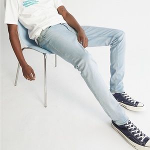 PacSun Light Stacked Skinny Denim Jeans